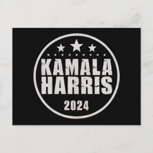Kamala Harris 2024 For President Retro Election Postcard