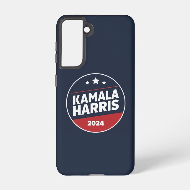 Kamala Harris 2024 For President Retro Election Samsung Galaxy Case (Back)