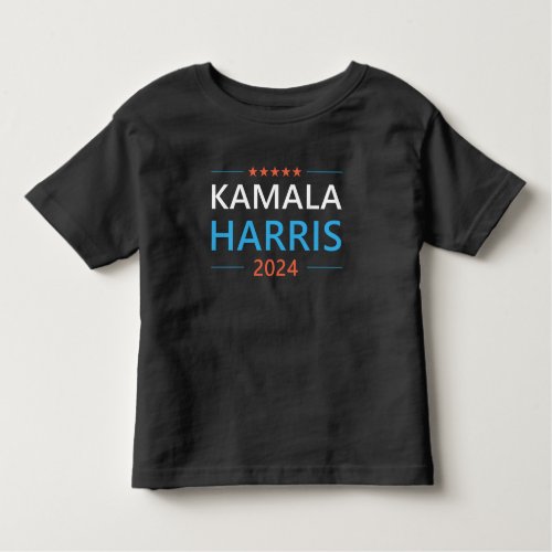 Kamala Harris 2024 for President Toddler T_shirt