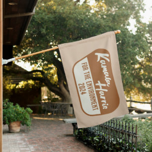Kamala Harris 2024 for the Environment House Flag