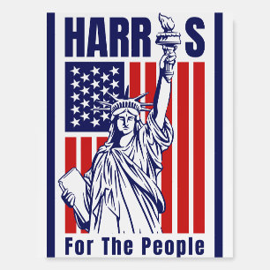 Kamala Harris 2024 - For the People Foam Board