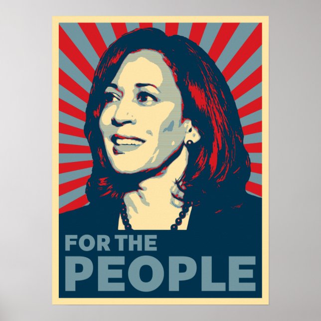 kamala Harris 2024 for the people hope Poster (Front)