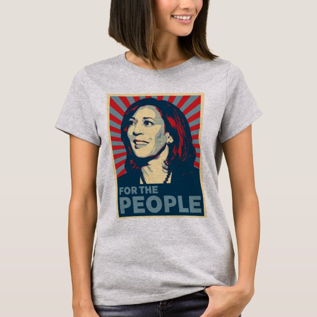 kamala Harris 2024 for the people  T-Shirt (Front)