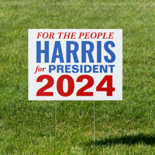 Kamala Harris 2024 For the People Yard Sign