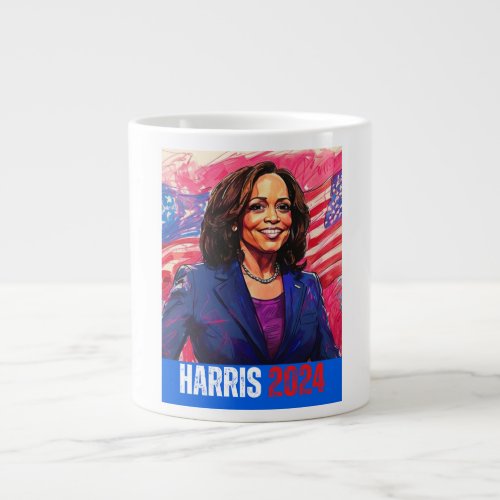 KAMALA HARRIS 2024 GIANT COFFEE MUG