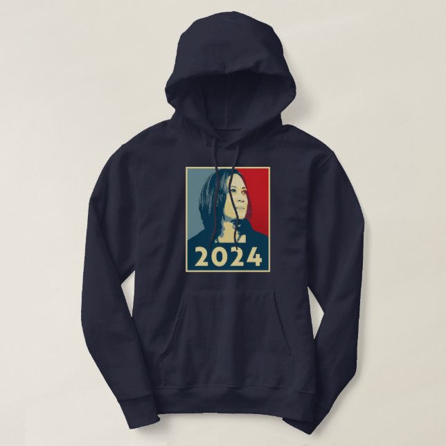Kamala Harris 2024 Hoodie (Design Front)
