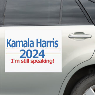 Kamala Harris 2024 I'm Still Speaking! Car Magnet