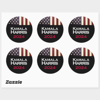 Kamala Harris 2024 Large Campaign Classic Round Sticker