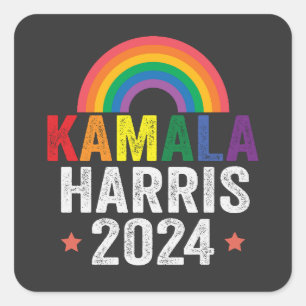 Kamala Harris 2024 Lgbtq Election President  Square Sticker