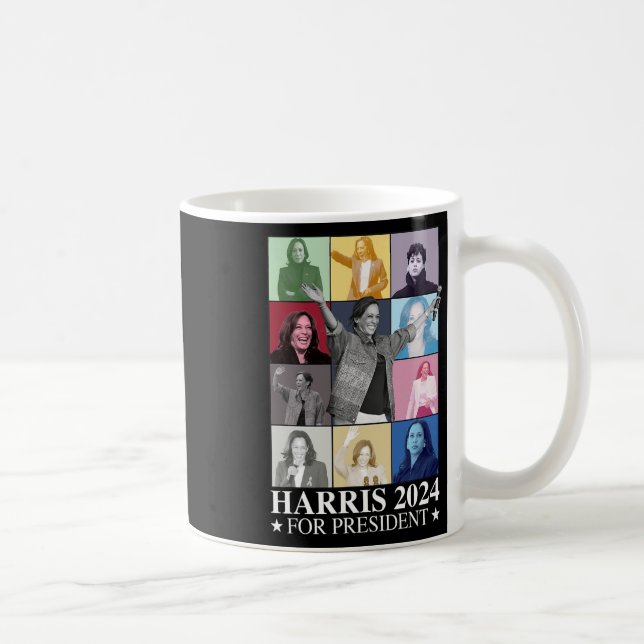 Kamala Harris 2024 Madam President Election Democr Coffee Mug (Right)