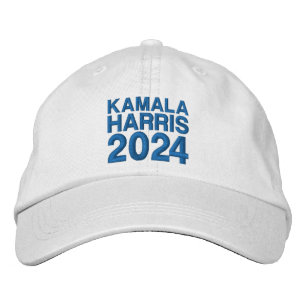 Kamala Harris 2024 modern blue typography custom Embroidered Baseball Cap