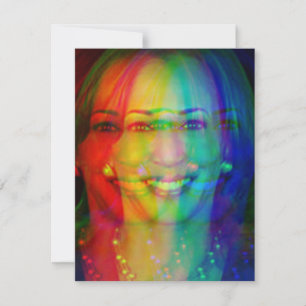 Kamala Harris 2024 my president is a black and fem Holiday Card