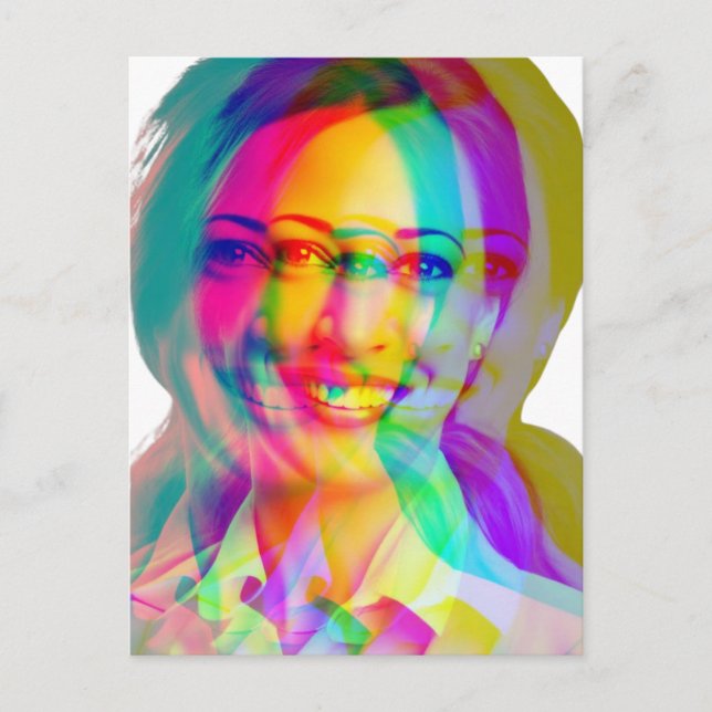 Kamala Harris 2024 my president is a black and fem Postcard (Front)