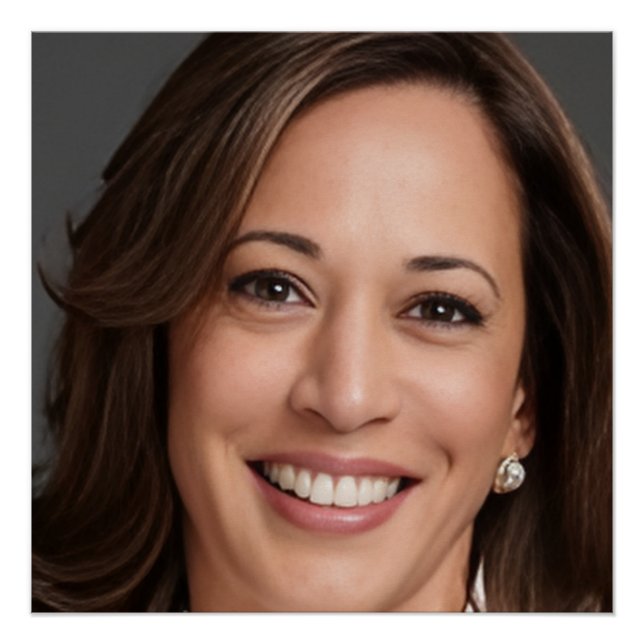 Kamala Harris 2024 my president is a black female Poster (Front)