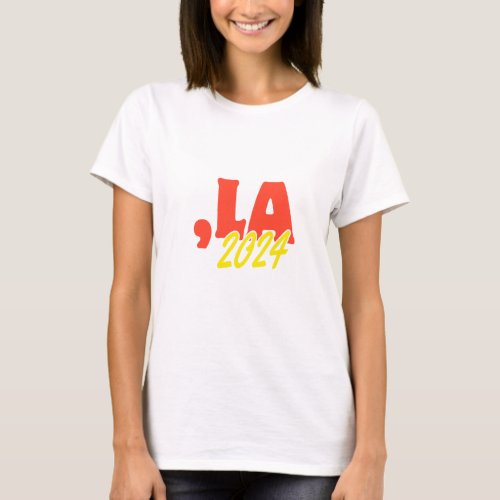 kamala harris 2024 president comma la funn t_shirt