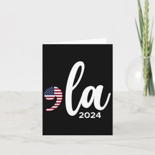 Kamala Harris 2024 President Comma La Funny Card