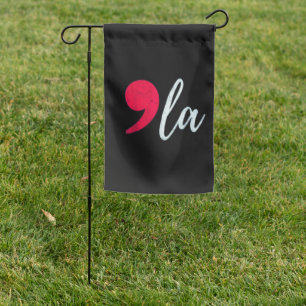 Kamala Harris 2024 President Comma La Funny Garden Flag