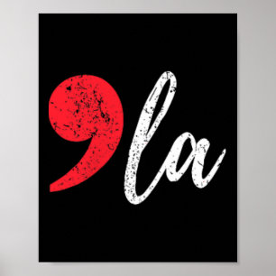 Kamala Harris 2024 President Comma La Women's Pock Poster