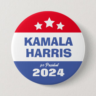 Kamala Harris 2024 President For The People Vote Button