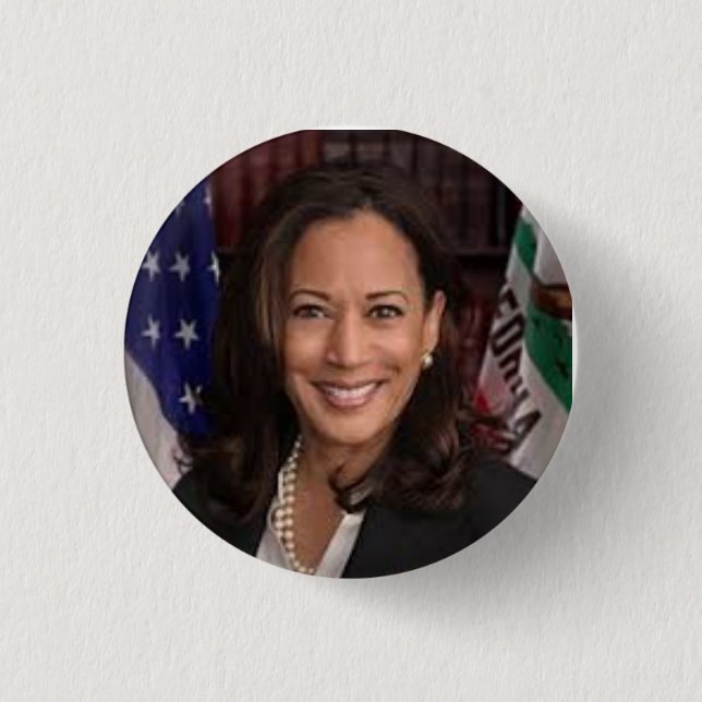 Kamala Harris 2024 Presidential Button (Front)
