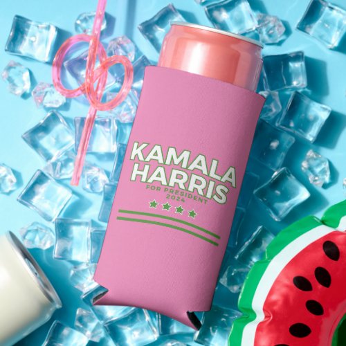 Kamala Harris 2024 Presidential Campaign  Seltzer Can Cooler