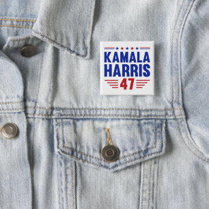 Kamala Harris 2024 Presidential Election HARISS 47 Button