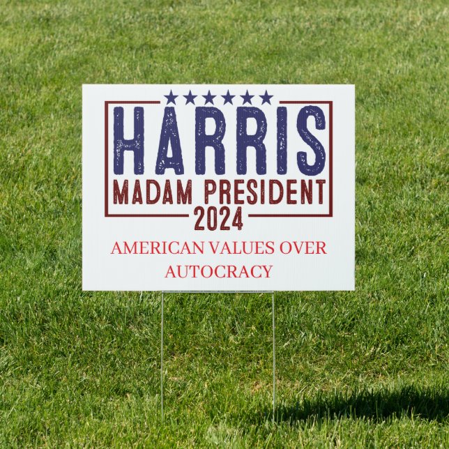 Kamala Harris 2024 presidential election  Sign (Insitu)