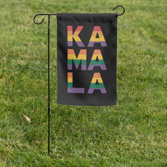 Kamala Harris 2024 Rainbow Flag Gay Pride LGBT  (In SItu)