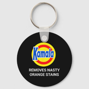 Kamala Harris 2024 Removes Nasty Orange Stains Fun Keychain