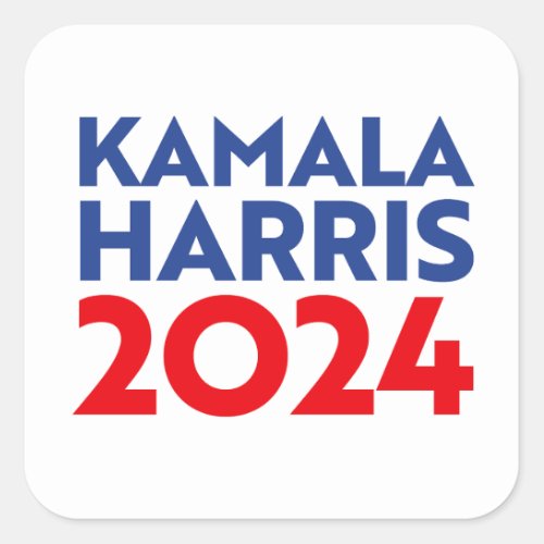Kamala Harris 2024 Square Sticker