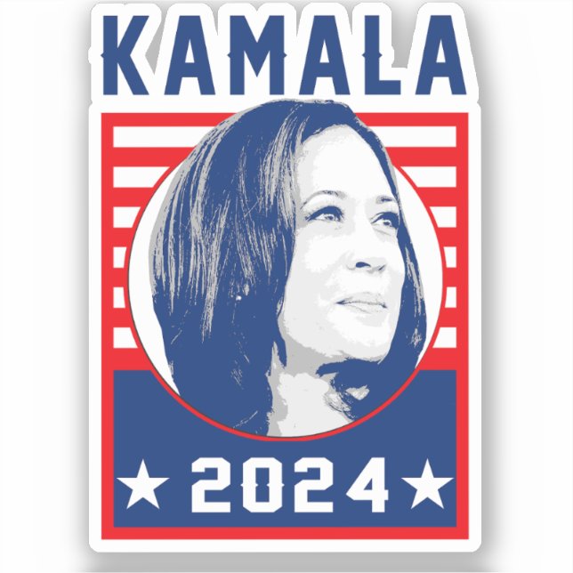 Kamala Harris 2024 Sticker (Front)