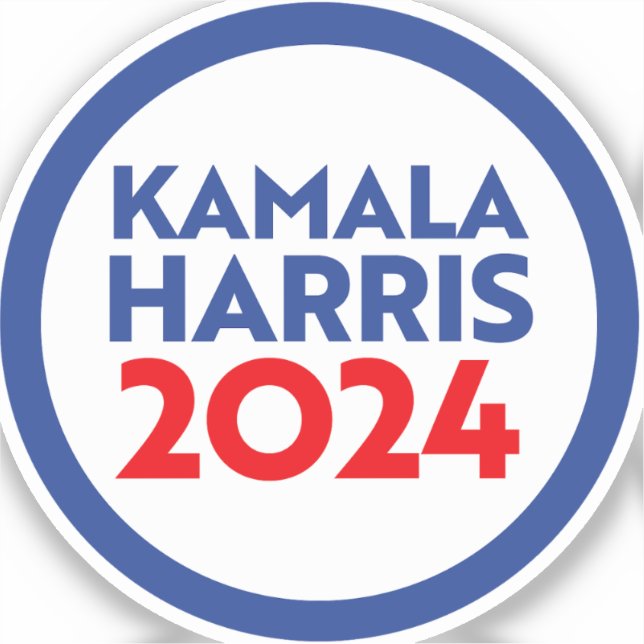 Kamala Harris 2024 Sticker (Front)