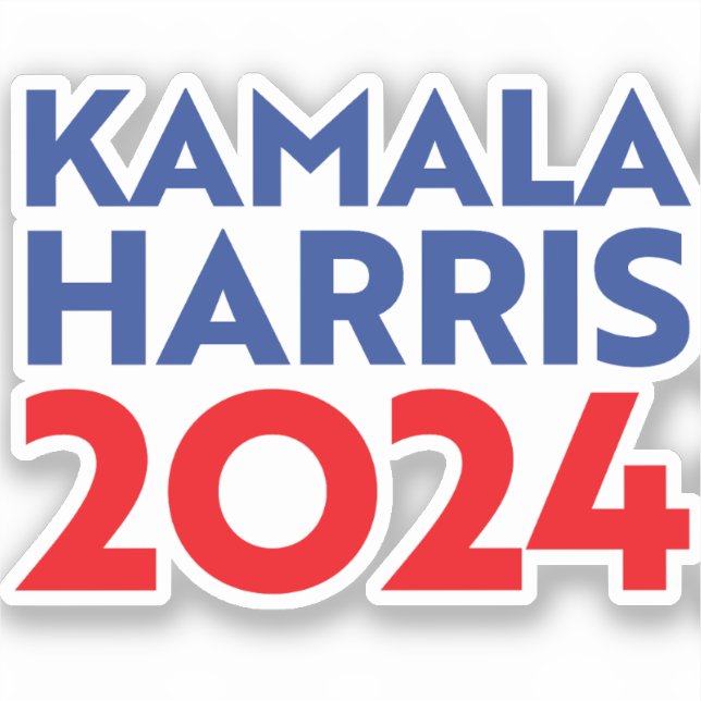 Kamala Harris 2024 Sticker (Front)