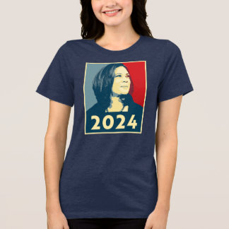 Kamala Harris 2024 Tri-Blend Shirt