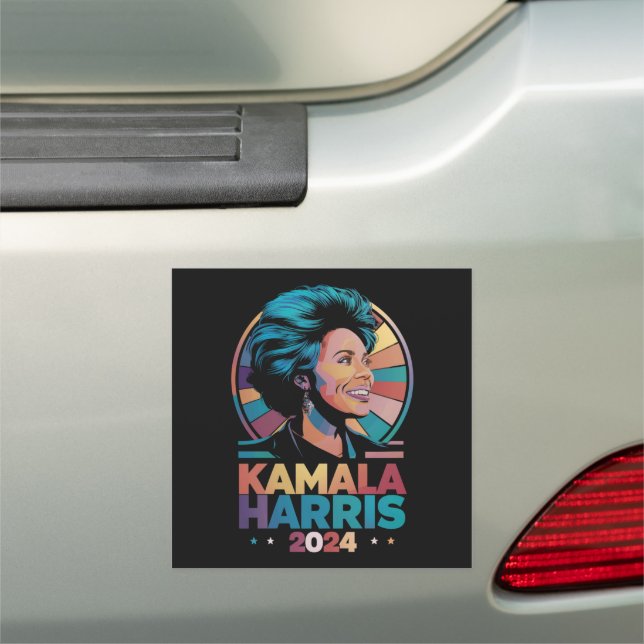 Kamala Harris 2024 Vote President Kamala Election  Car Magnet (In Situ)