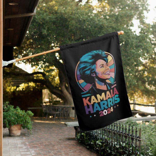 Kamala Harris 2024 Vote President Kamala Election  House Flag (In SItu)