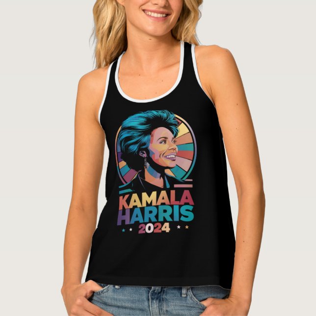Kamala Harris 2024 Vote President Kamala Election  Tank Top (Front)
