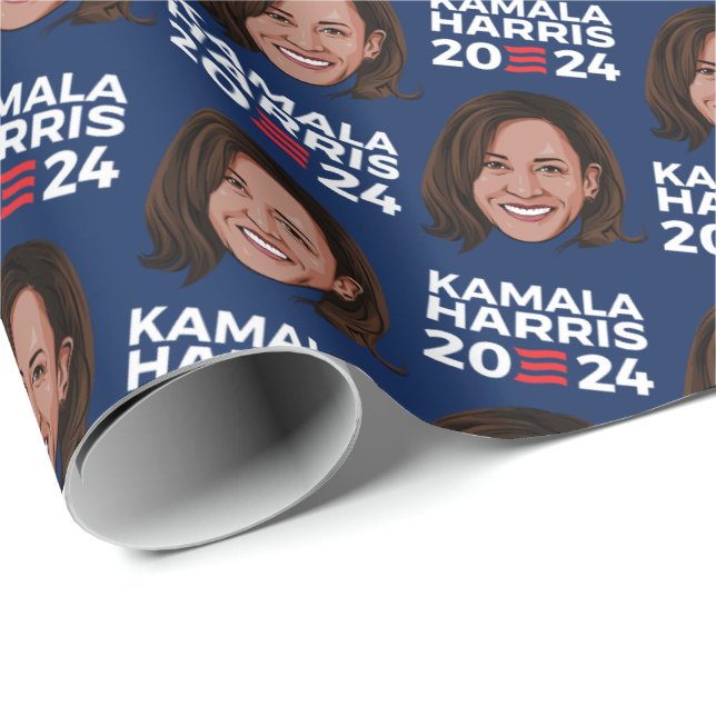 Kamala Harris 2024 Wrapping Paper (Roll Corner)