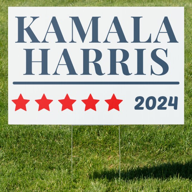Kamala Harris 2024 Yard Sign (Insitu)