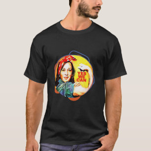 Kamala Harris 2024 Yes We Can Patriotic American D T-Shirt