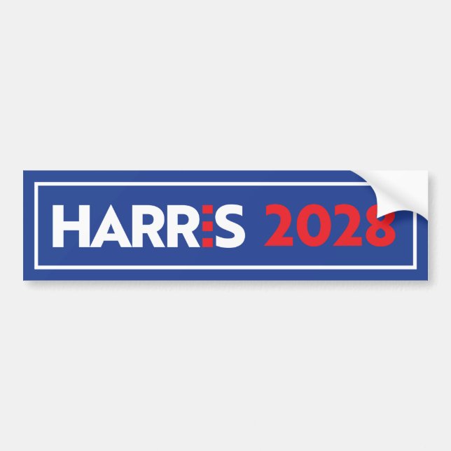 Kamala Harris 2028 Bumper Sticker (Front)