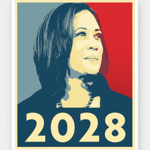Kamala Harris 2028 Hope Sticker