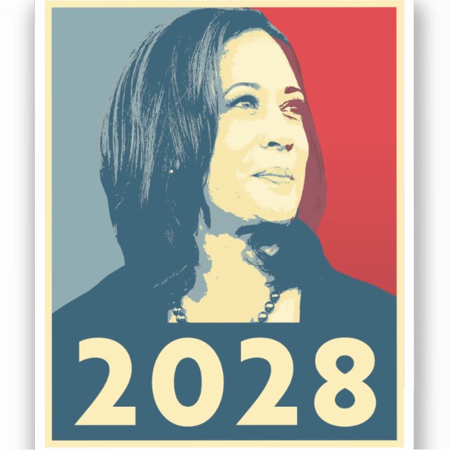 Kamala Harris 2028 Hope Sticker (Front)