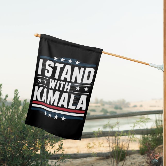 Kamala Harris 2028 House Flag (Insitu (Back))