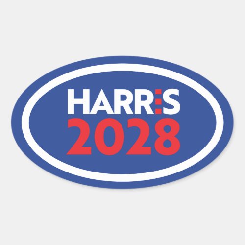 Kamala Harris 2028 Oval Sticker