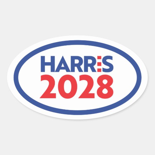 Kamala Harris 2028 Oval Sticker