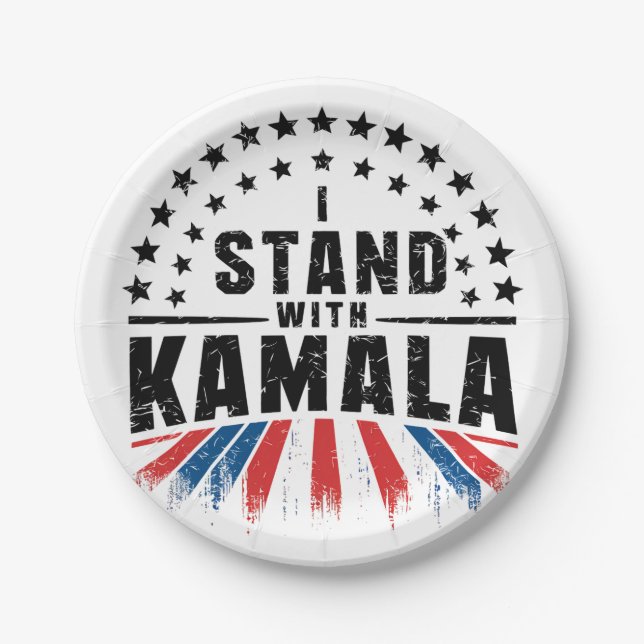 Kamala Harris 2028 Paper Plates (Front)