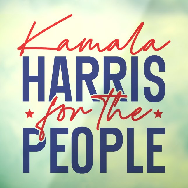 Kamala Harris 2028 Window Cling (Sheet 3)