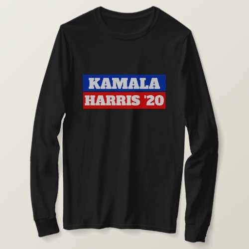 Kamala Harris 20 in Red White and Blue T_Shirt