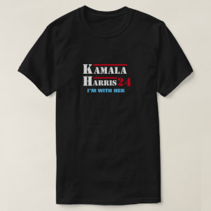 Kamala Harris 24 I'm with Her T-Shirt